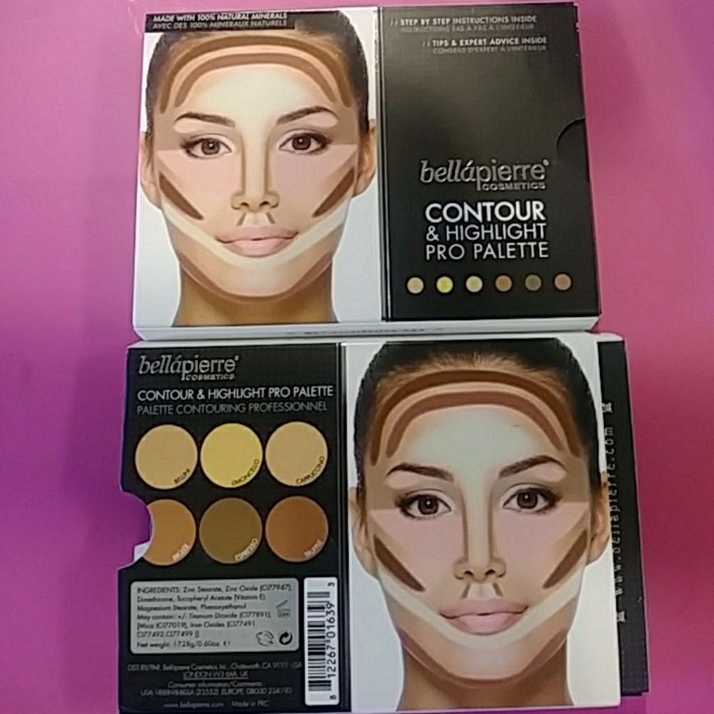 2x Bellapierre Contour and Highlight PRO PALLETTE